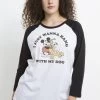 Disney Classic Mickey Mickey Dog Fill Lover - Longsleeve - White Black -Disney 5b7883bef19e4a689c1f557750cafb31