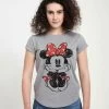 Disney Classics Mickey Classic - Sitting Minnie Sketch - T-Shirt Print - Melange Grey -Disney 5c7f038d88934de9acb7b51d131fbb24