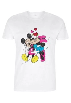 Disney Mickey Mouse Mickey Minnie Love - T-Shirt Print - White