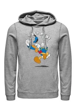 Disney Classics Unisex Donald Jump Hoodie - Hoodie - Melange Grey