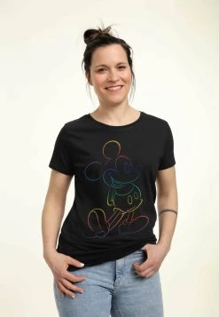 Disney Mickey Mouse And Friends Big Pride - T-Shirt Print - Black -Disney 6050be4f35f4419e8b984fad6ef282cc