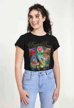 Disney Beauty & The Beast Beauty Story - T-Shirt Print - Black 10 Disney Beauty & The Beast Beauty Story - T-Shirt Print - Black -Disney 60540d12a2834b7d9a3fa9f9fd4e78bc
