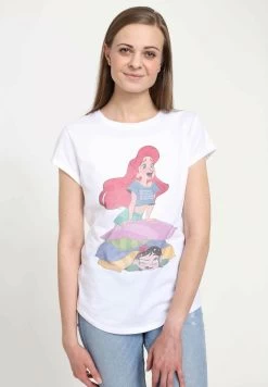 Disney Wreck-It Ralph 2 Signing Ariel - T-Shirt Print - White -Disney 61587906f0304d569d840827fd0e71fd