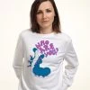 Disney Alice In Wonderland Who Are You - Sweater - White