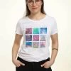 Disney Princesses Castles In Disney Princess Movies - T-Shirt Print - White -Disney 634ba01a56e04679877621038d348234