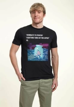 Disney Alice In Wonderland Anxiety Meme - T-Shirt Print - Navy Blue -Disney 6376675b5ed141d6aa2f8f0e8d6a459b