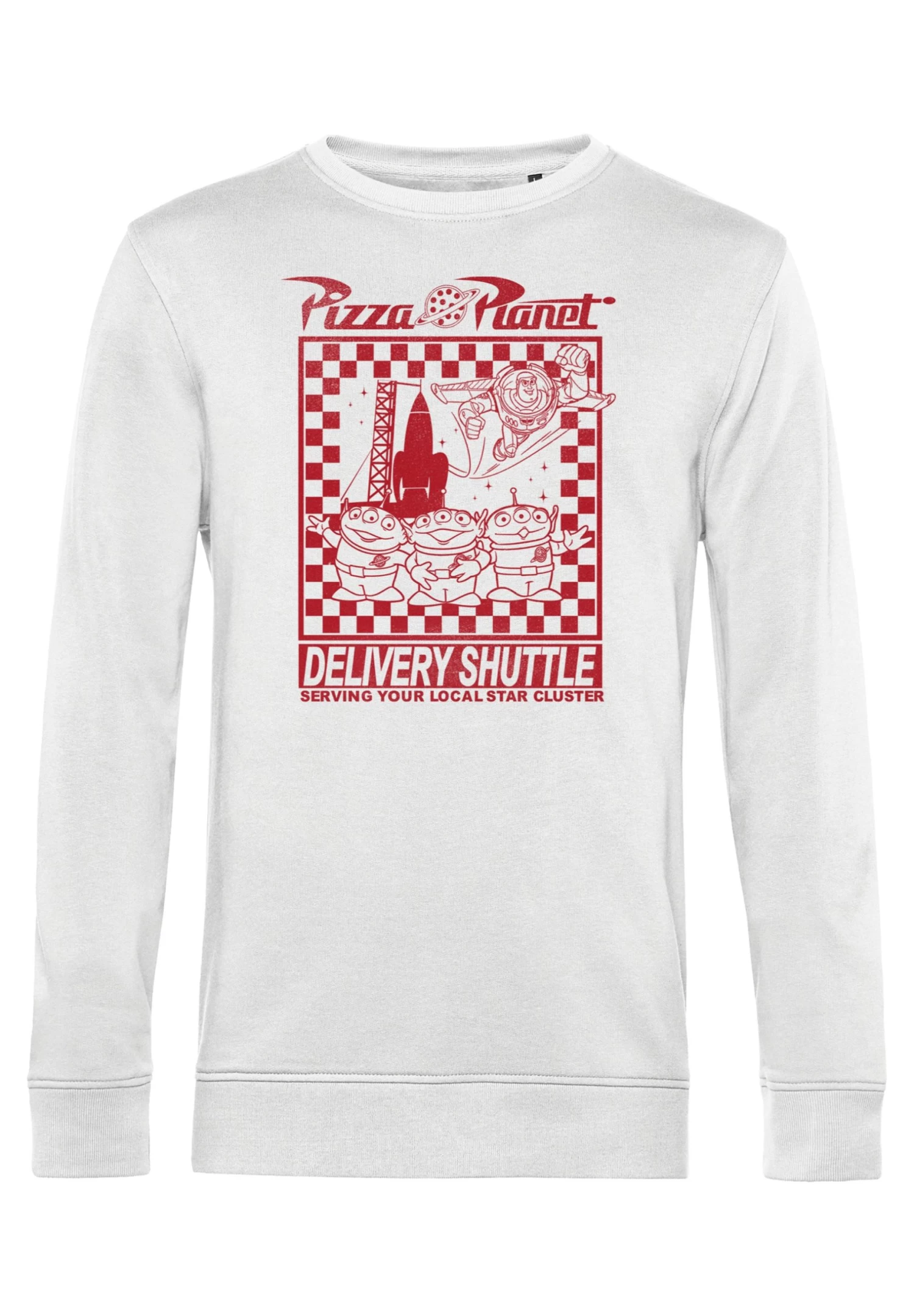 Disney Toy Story 1-3 Pizza Planet Delivery - Sweater - White 6 Disney Toy Story 1-3 Pizza Planet Delivery - Sweater - White - Afbeelding 4