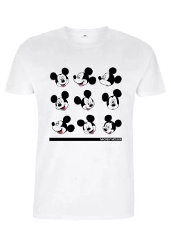 Disney Classic Mickey Mickey Expressions - T-Shirt Print - White