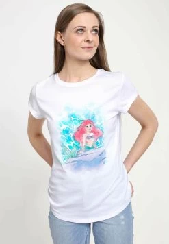 Disney The Little Mermaid Watercolor Splash - T-Shirt Print - White 11 Disney The Little Mermaid Watercolor Splash - T-Shirt Print - White -Disney 65cb8d78abd54a63b5070c3ffa6aa72a
