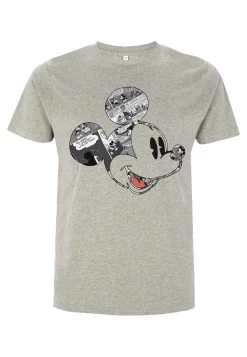 Disney Classic Mickey Comic Mouse - T-Shirt Print - Melange Grey