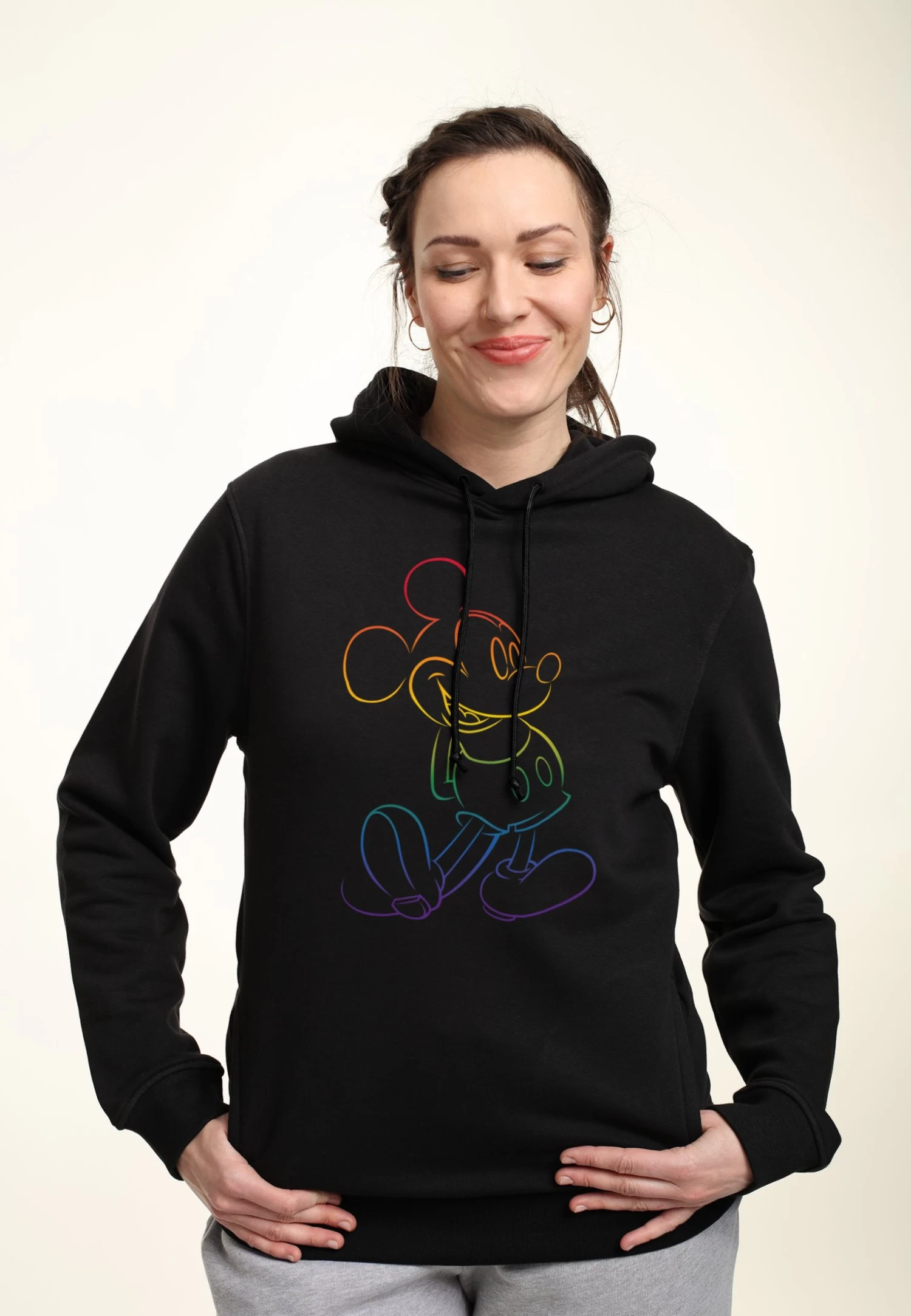 Disney Mickey Mouse Big Pride - Hoodie - Black 3 Disney Mickey Mouse Big Pride - Hoodie - Black