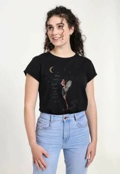 Disney Peter Pan Tink Fall - T-Shirt Print - Black -Disney 69e58fe713314821b1c99465aa5108c0