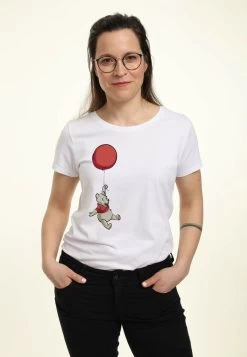 Disney Winnie The Pooh Balloon Winnie - T-Shirt Print - White