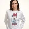 Disney Mickey Classic Simple Minnie Sit - Sweater - White 1 Disney Mickey Classic Simple Minnie Sit - Sweater - White -Disney 6bb325fba4664c3c96fc5c773371acab