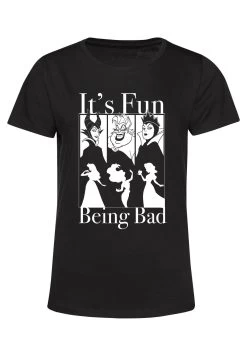 Disney Villains Bad Fun - T-Shirt Print - Black -Disney 6be7aba387294614bfc0a96da8cee886
