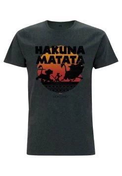 Disney The Lion King Hakuna Silos Unisex - T-Shirt Print - Melangeblack -Disney 6c70ac24ef5d4f35a0f62e934b7aa781