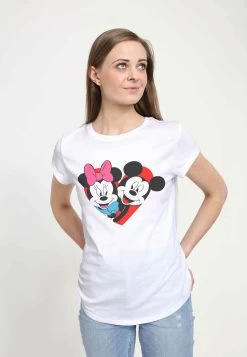 Disney Mickey Mouse Mickey Minnie Heart - T-Shirt Print - White 10 Disney Mickey Mouse Mickey Minnie Heart - T-Shirt Print - White -Disney 6d02b36c881348b6bf318d3b2675728b