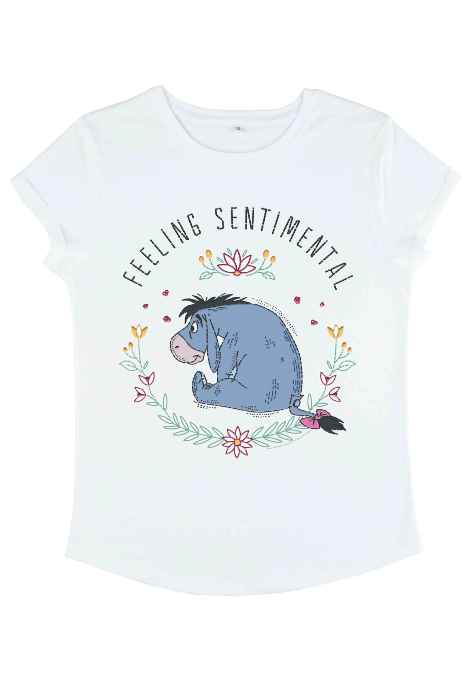 Disney Winnie The Pooh Eeyore Flowers - T-Shirt Print - White 7 Disney Winnie The Pooh Eeyore Flowers - T-Shirt Print - White - Afbeelding 5