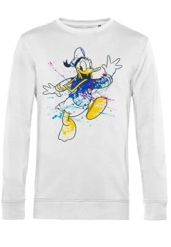 Disney Classic Mickey Splatter Donald - Sweater - White 9 Disney Classic Mickey Splatter Donald - Sweater - White -Disney 718b10a3d58143faa3d5b7a45916785c