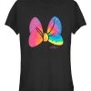 Disney Mickey & Friends Tie Dye Bow - T-Shirt Print - Black 2 Disney Mickey & Friends Tie Dye Bow - T-Shirt Print - Black -Disney 725230eba05c4b8db535561da0d372c8