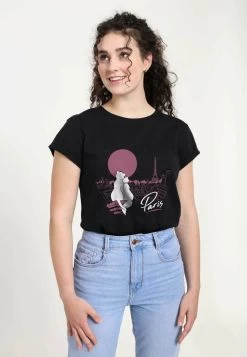 Disney The Aristocats Together In Paris - T-Shirt Print - Black 11 Disney The Aristocats Together In Paris - T-Shirt Print - Black -Disney 7394086b9248417382c2b9a230cf2186