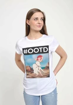 Disney The Little Mermaid Ootd Ariel - T-Shirt Print - White -Disney 73fe920236e34ffd9d52ea143ebbc942