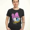 Disney Mickey Classic Daisy Big Face - T-Shirt Print - Black -Disney 74f4f6ea55994a2183907f238e0a6301