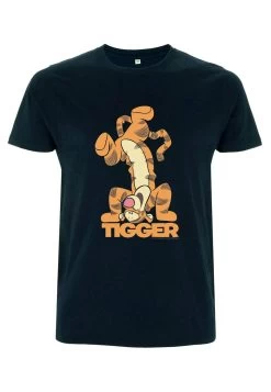 Disney Winnie The Pooh Tigger Bounce - T-Shirt Print - Navy Blue