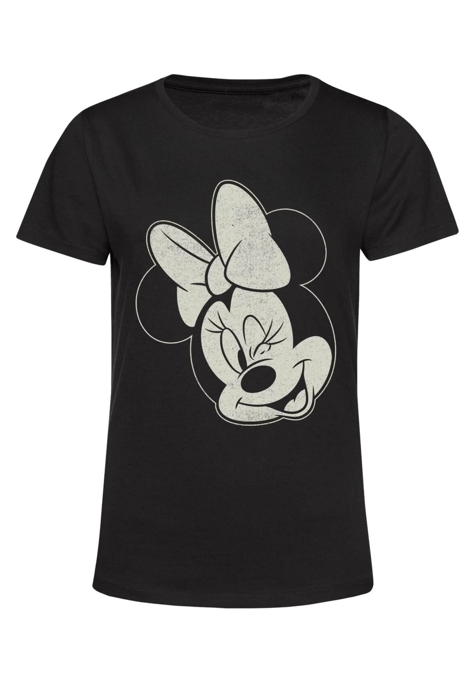Disney Mickey Classic Minnie Wink - T-Shirt Print - Black 7 Disney Mickey Classic Minnie Wink - T-Shirt Print - Black - Afbeelding 5