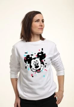 Disney Mickey Mouse Pixel Mickey - Sweater - White -Disney 78a192e745e249799ae8e52318d003ab