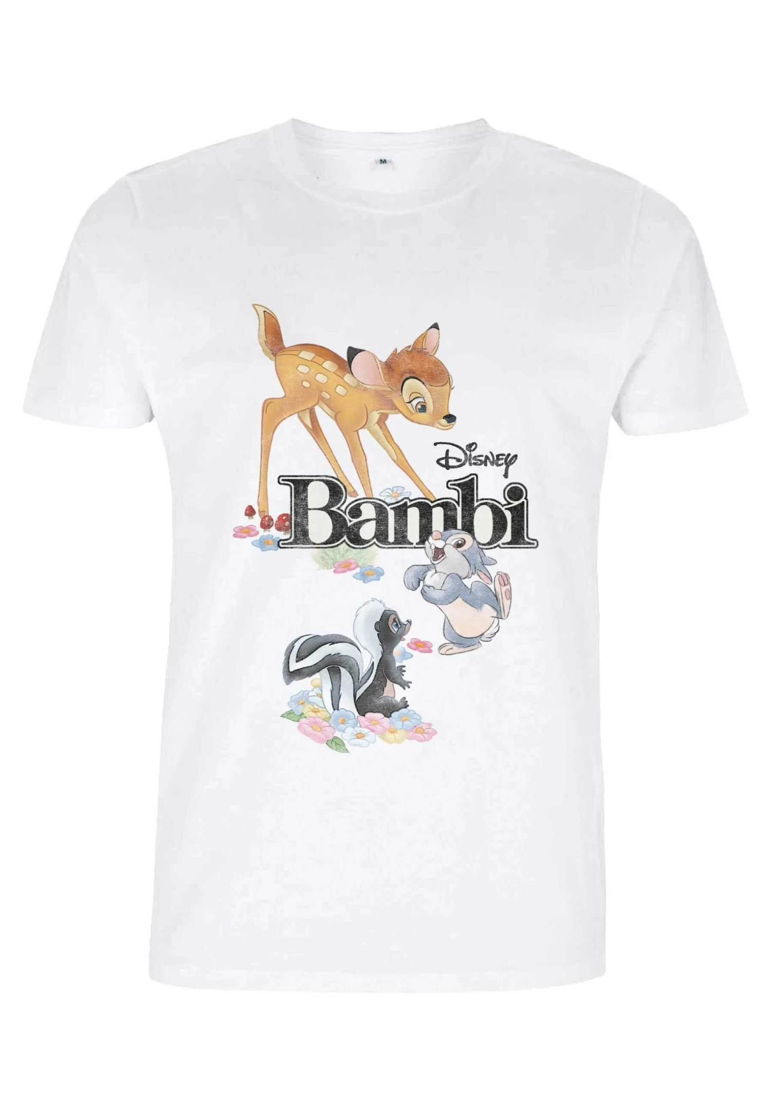Disney Bambi Bambi Friends - T-Shirt Print - White 3 Disney Bambi Bambi Friends - T-Shirt Print - White