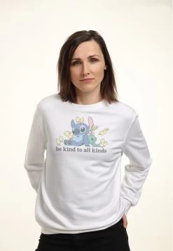 Disney Lilo Stitch Kind To All Kinds - Sweater - White