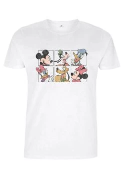 Disney Mickey Classic Mickey And Friends Grid Unisex - T-Shirt Print - White -Disney 7d3ef2798df74319b01ef69b414c26cd