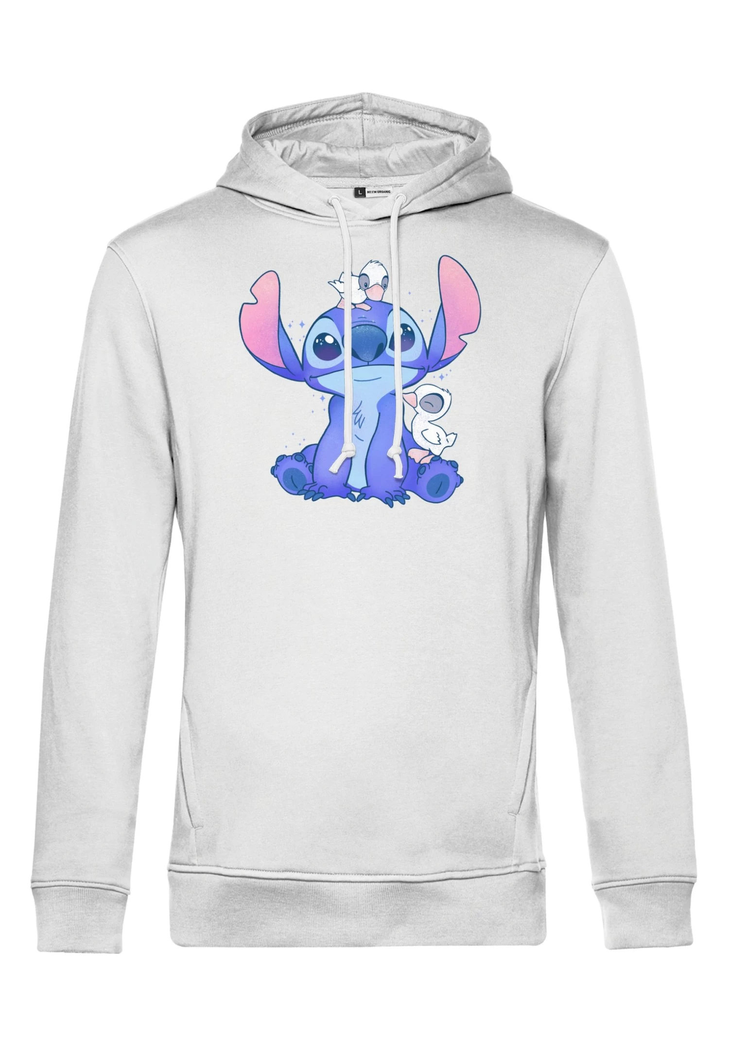 Disney Lilo & Stitch Cute Ducks - Hoodie - White 6 Disney Lilo & Stitch Cute Ducks - Hoodie - White - Afbeelding 4