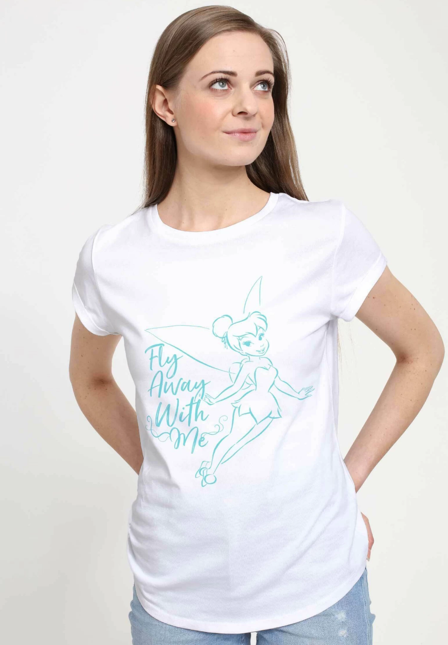 Disney Peter Pan Fly Away With Me - T-Shirt Print - White 3 Disney Peter Pan Fly Away With Me - T-Shirt Print - White