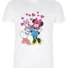 Disney Classic Mickey Just The Girls - T-Shirt Print - White -Disney 7e9a6580b26b4b36ae2bfc07ab7a3131