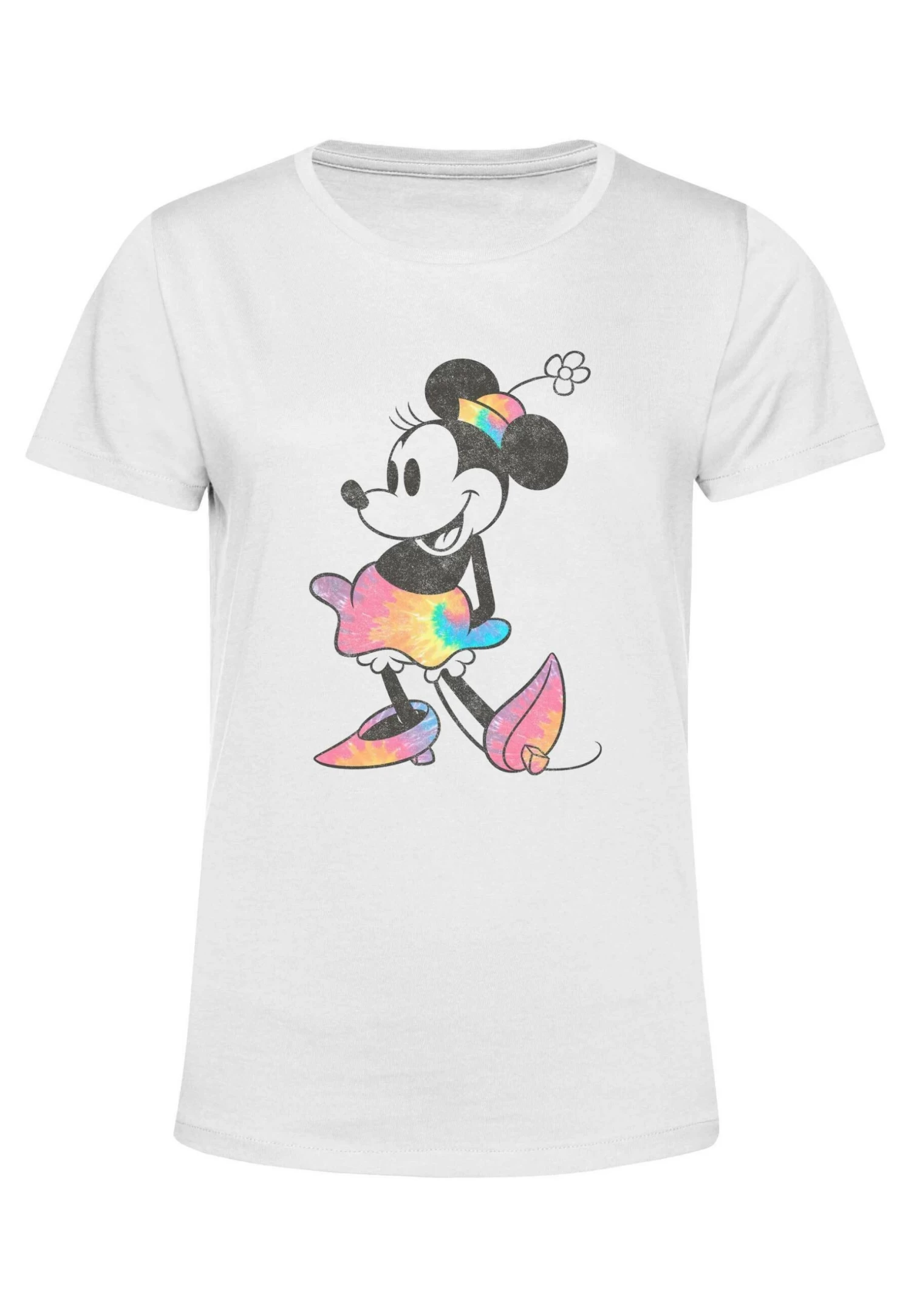 Disney Mickey Classic Dye Minnie - T-Shirt Print - White 7 Disney Mickey Classic Dye Minnie - T-Shirt Print - White - Afbeelding 5