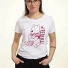 Disney Winnie The Pooh Piglet Hugs - T-Shirt Print - White -Disney 7f77f9c85de64c1faf1e7b9fcb9aa3e8