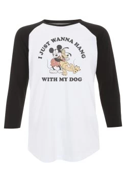 Disney Classic Mickey Mickey Dog Fill Lover - Longsleeve - White Black -Disney 7fbcb849937549159f4ed1039503134a