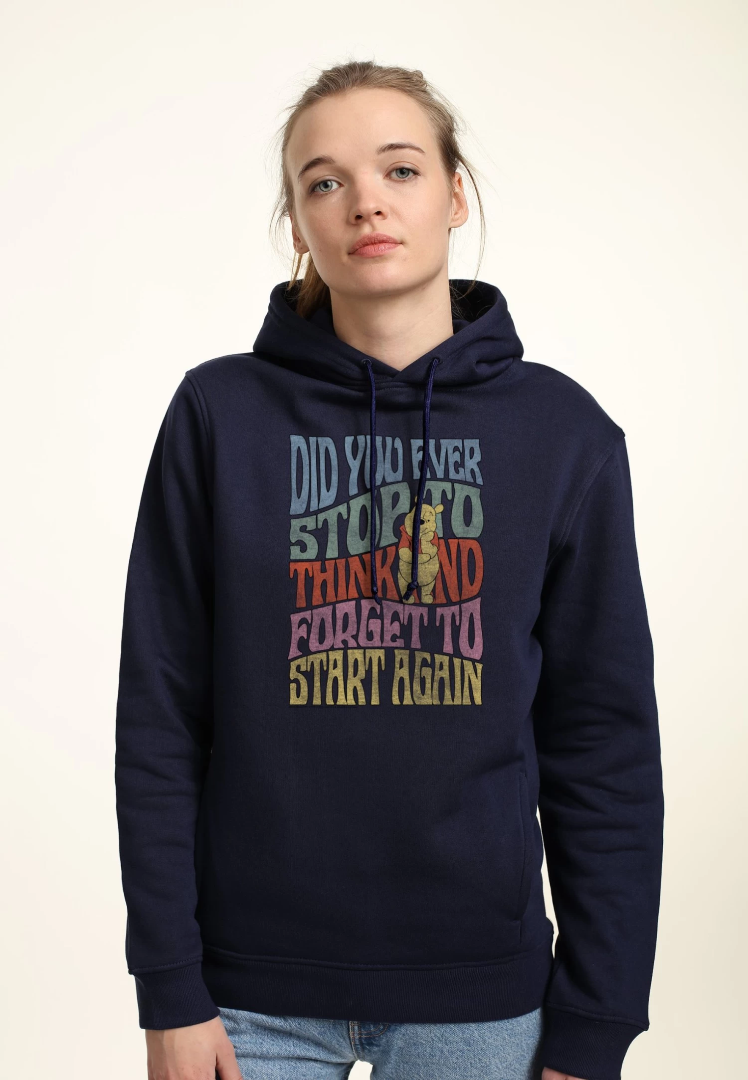 Disney Winnie The Pooh Did You Ever - Sweater - Navy Blue 5 Disney Winnie The Pooh Did You Ever - Sweater - Navy Blue - Afbeelding 3