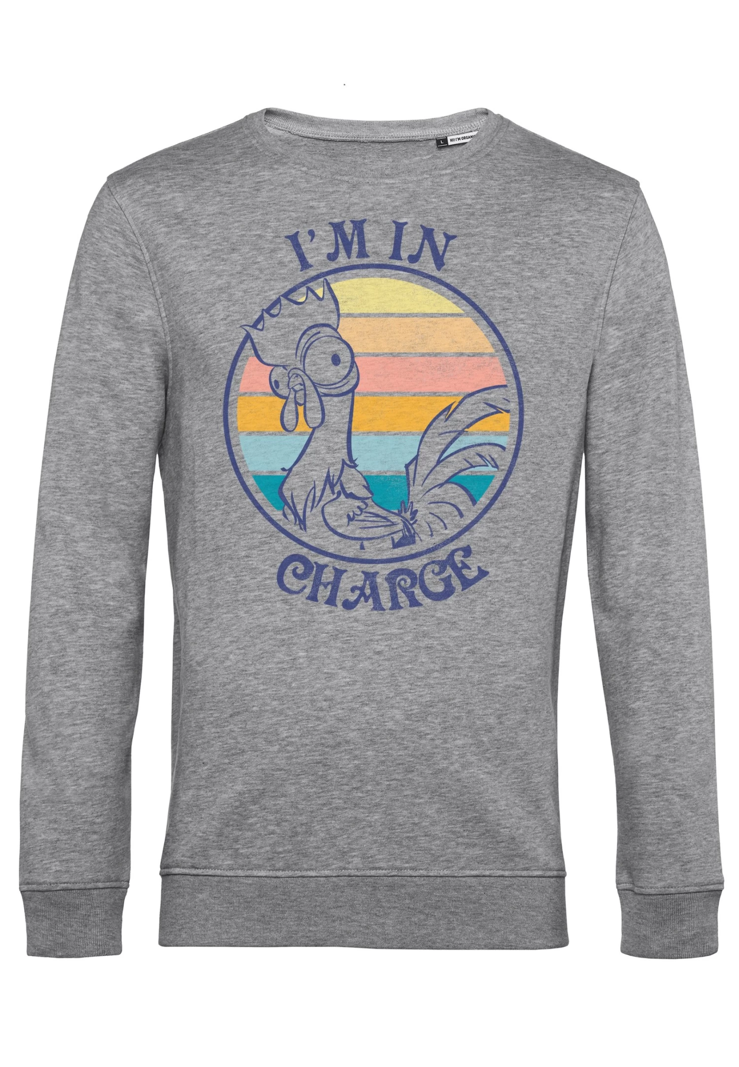 Disney Moana Sunset Hei Hei - Sweater - Heather Grey 6 Disney Moana Sunset Hei Hei - Sweater - Heather Grey - Afbeelding 4