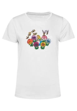 Disney Alice In Wonderland Alice In Flowerland - T-Shirt Print - White -Disney 8307ff8b57ac4abdad37a4158ac2cfc5