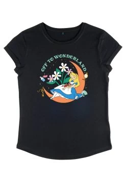 Disney Alice In Wonderland Alice Moon- T-Shirt Print - Black -Disney 83de4922f95143b08578f0a5038d7af7