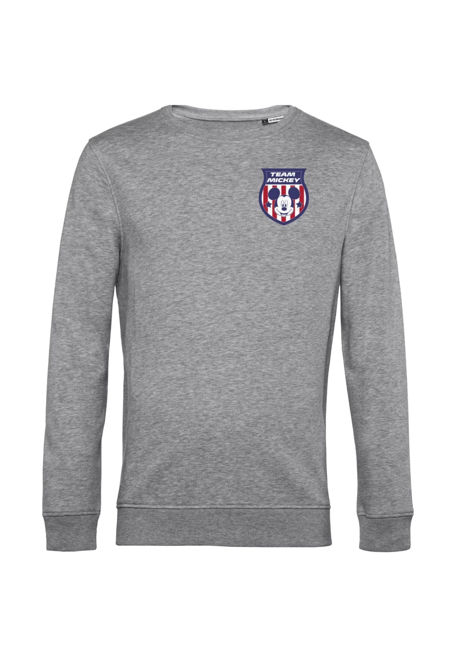 Disney Mickey Classic Usa Badge - Sweater - Heather Grey 6 Disney Mickey Classic Usa Badge - Sweater - Heather Grey - Afbeelding 4