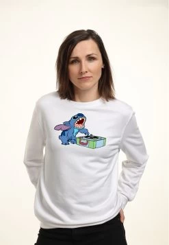 Disney Lilo & Stitch Dj Stitch - Sweater - White