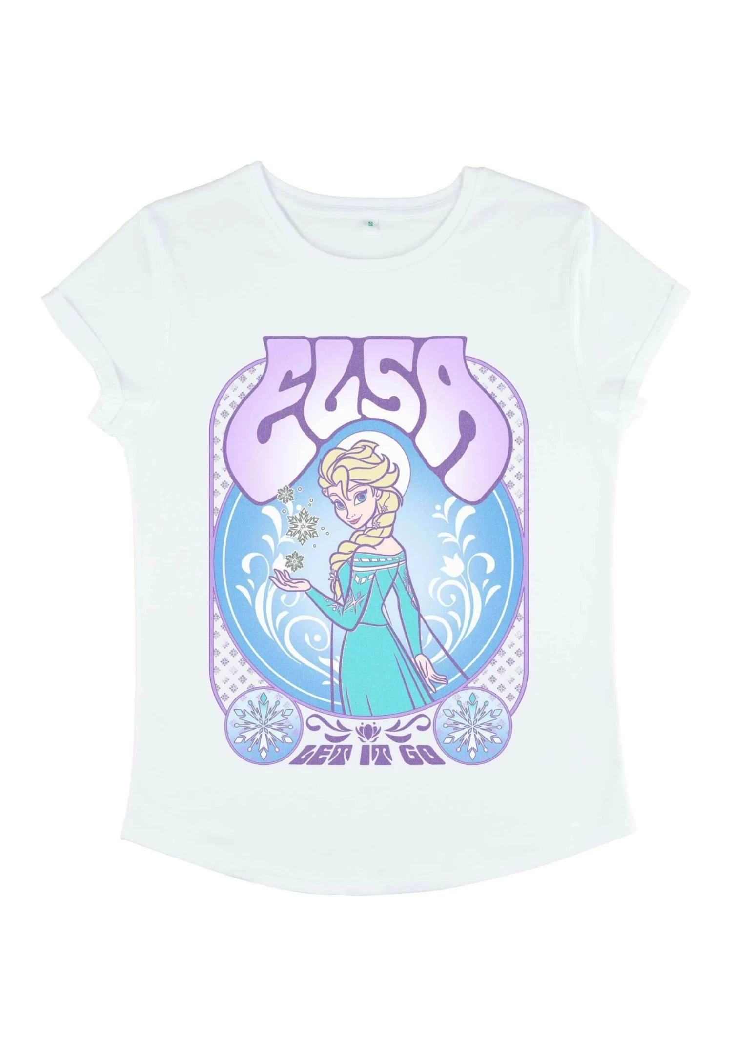 Disney Frozen Elsa Gig - T-Shirt Print - White 7 Disney Frozen Elsa Gig - T-Shirt Print - White - Afbeelding 5