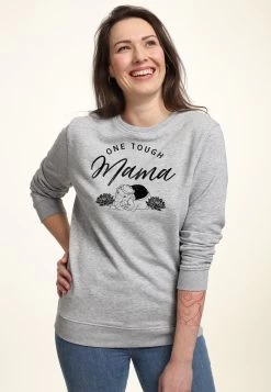 Disney Dumbo Tough Mama - Sweater - Heather Grey -Disney 88d80fa3a3dc411187b78f6671950591