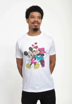 Disney Mickey Mouse Mickey Minnie Love Unisex - T-Shirt Print - White 11 Disney Mickey Mouse Mickey Minnie Love Unisex - T-Shirt Print - White -Disney 88f3dbba828548f5a539c3f655407a40