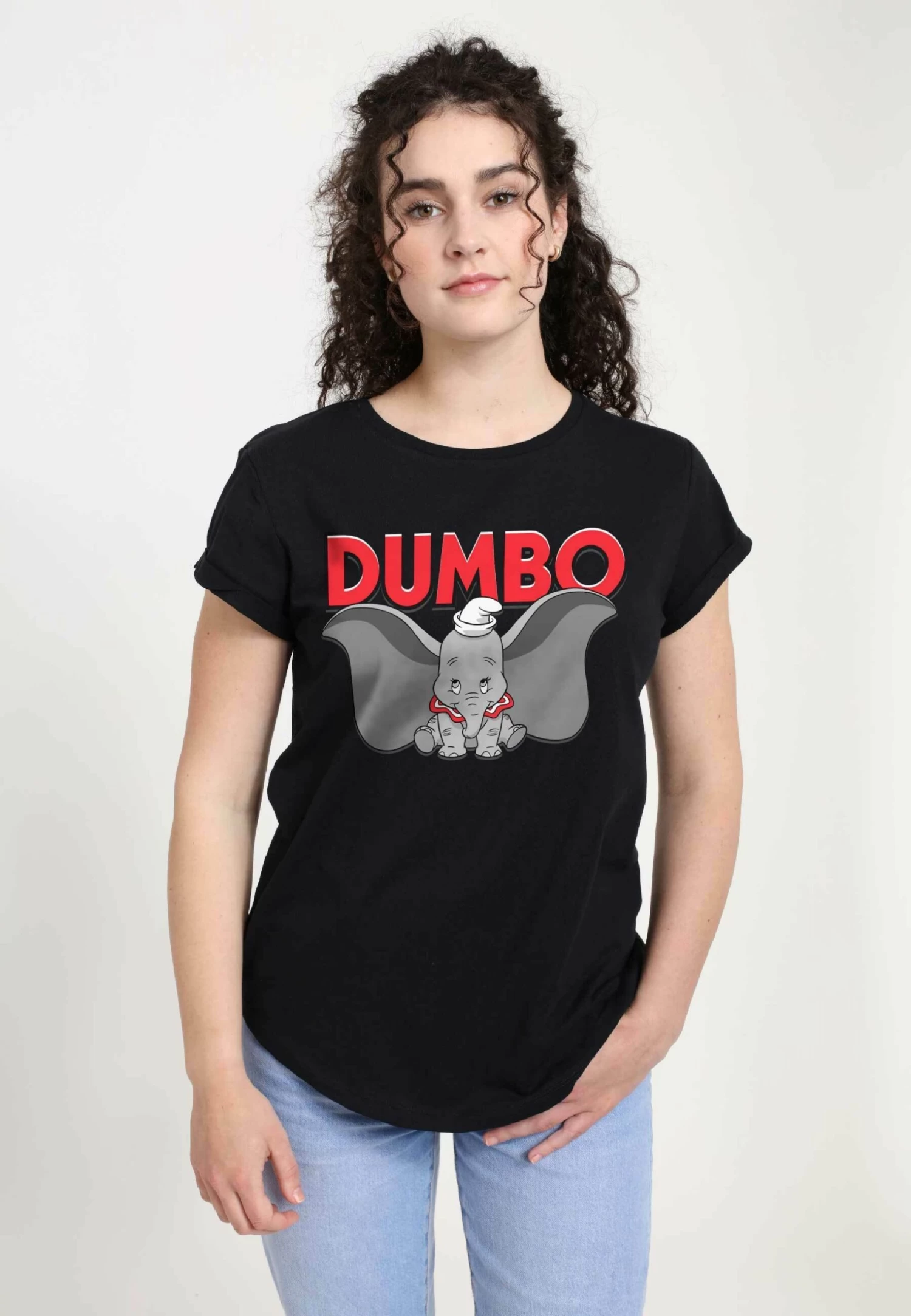 Disney Dumbo Dumbo Is Dumbo - T-Shirt Print - Black 5 Disney Dumbo Dumbo Is Dumbo - T-Shirt Print - Black - Afbeelding 3