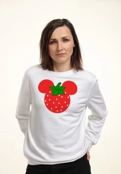 Disney Mickey Friends Strawberry Ears - Sweater - White -Disney 8a09d90c351b4963ac60f98d51295502